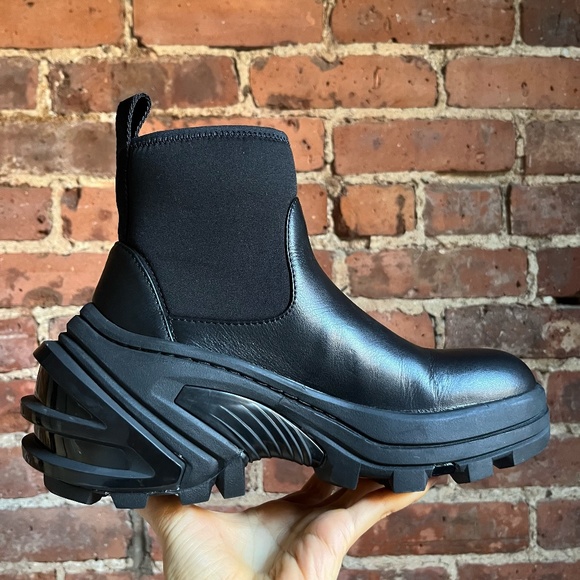 1017 ALYX 9SM Leather Mid Boots Size 6 - Picture 4 of 15